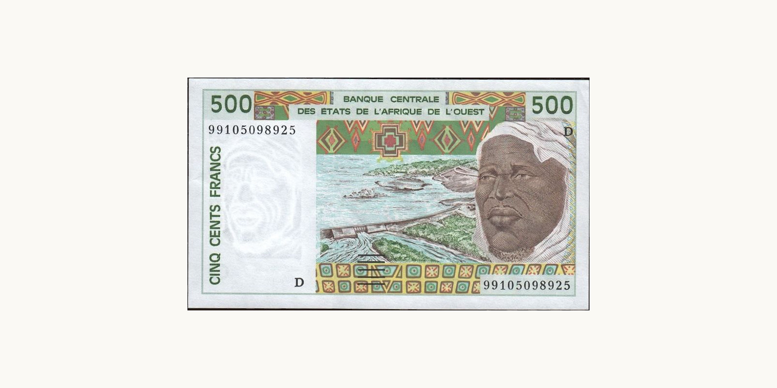 500 franc 1999
