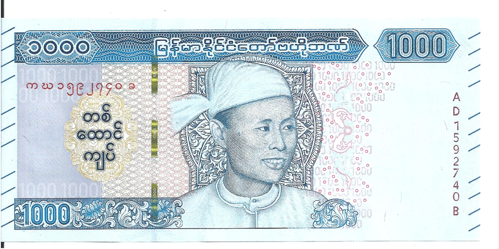 1000 kyats 2020