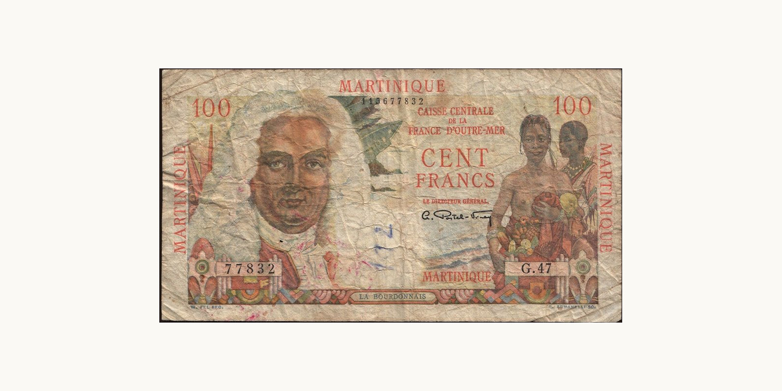 100 francs 1947