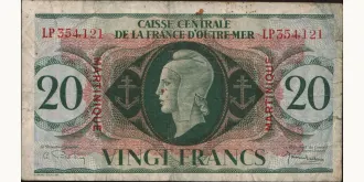 20 francs 1944