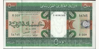 500 ouguiya 1999
