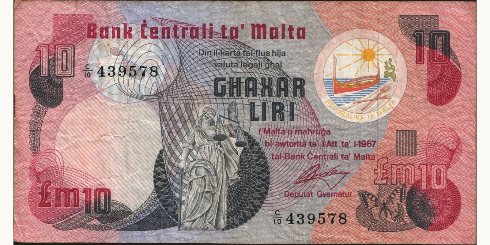 10 liri 1979