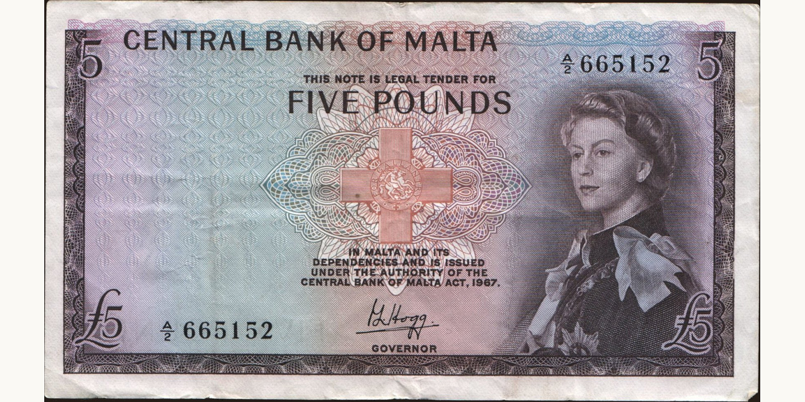 5 pounds 1967