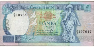 5 liri 1989