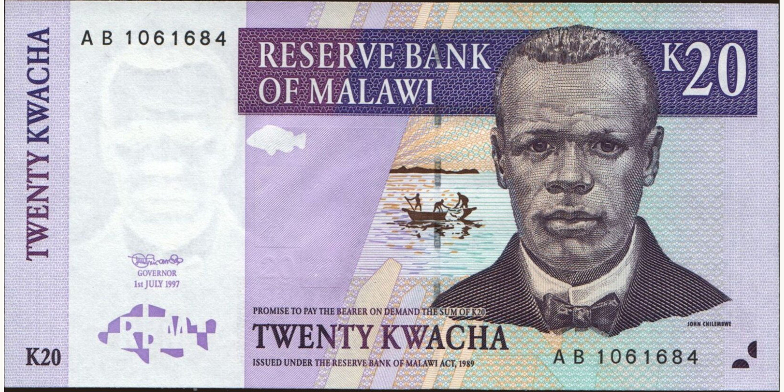 20 kwacha 1997