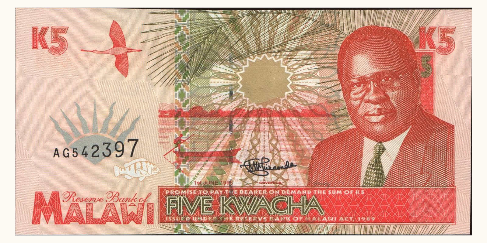 5 kwacha 1995