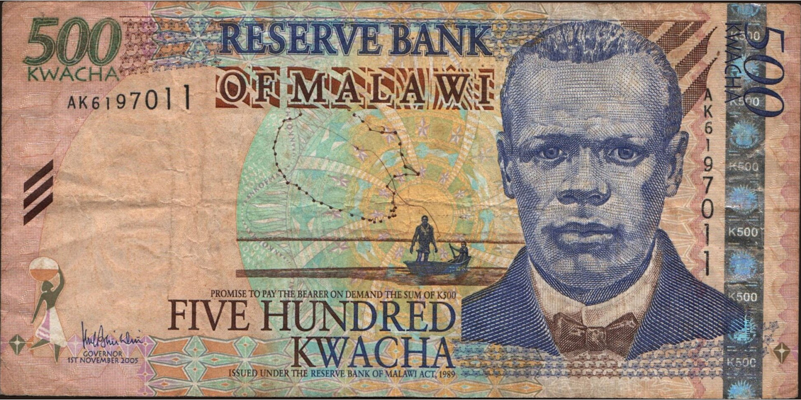 500 kwacha 2005