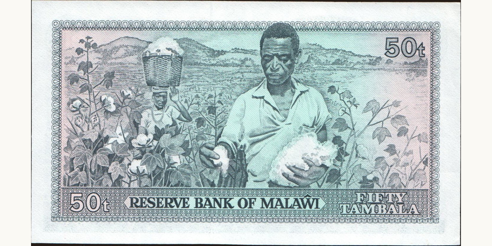 50 tambala Malawi 1978 — Back side