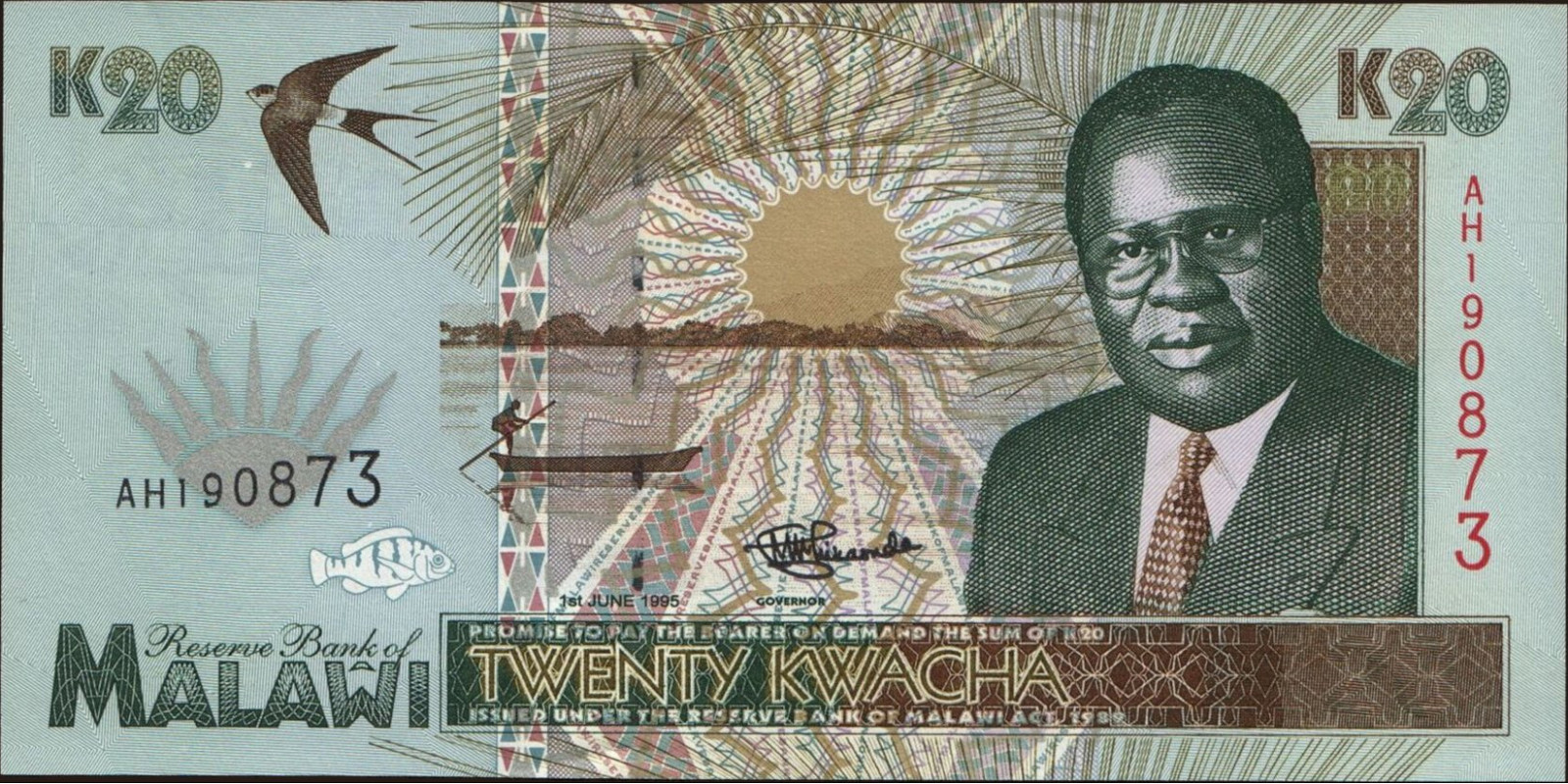 20 kwacha 1995