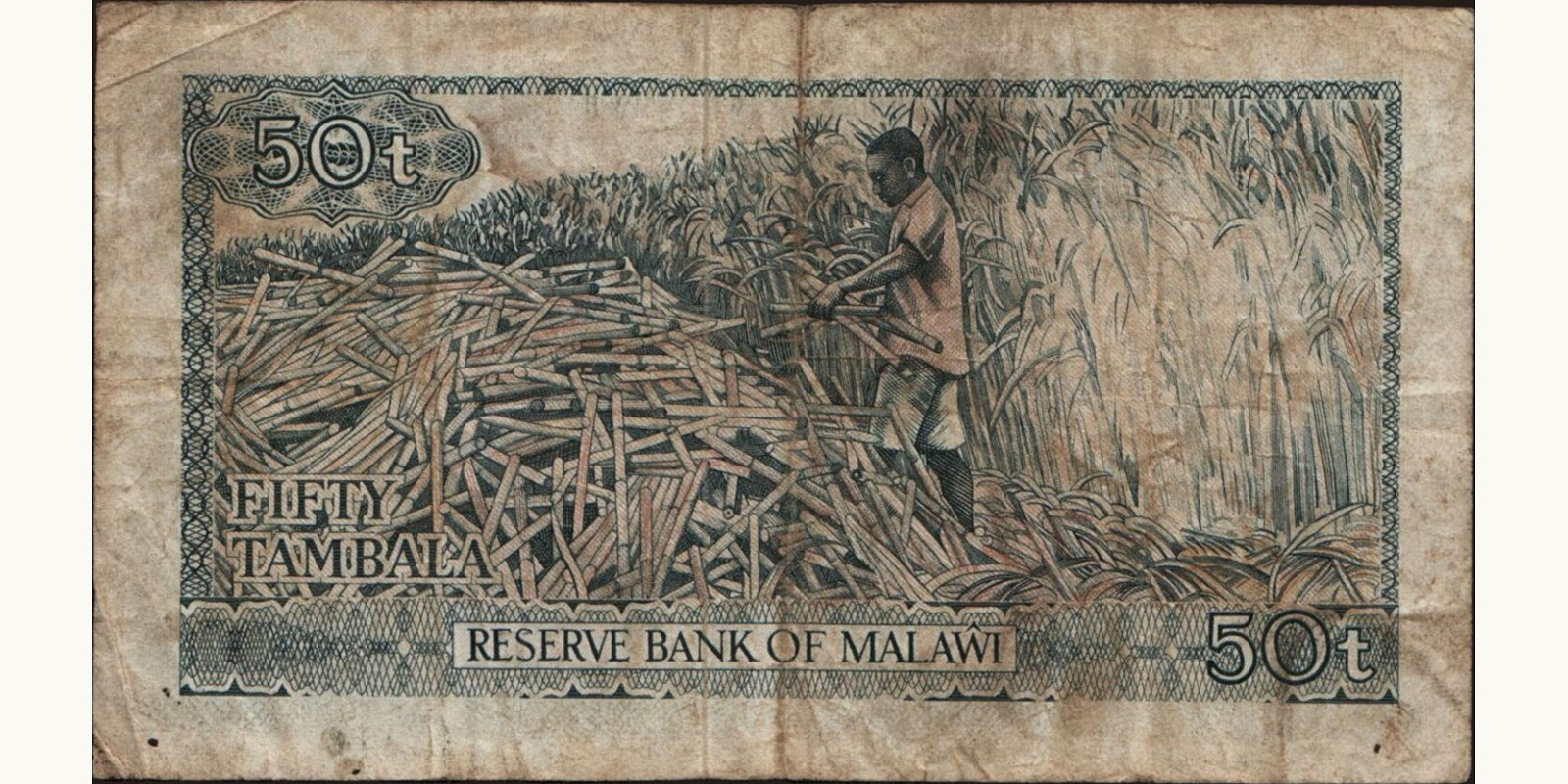 50 tambala Malawi 1974 — Back side