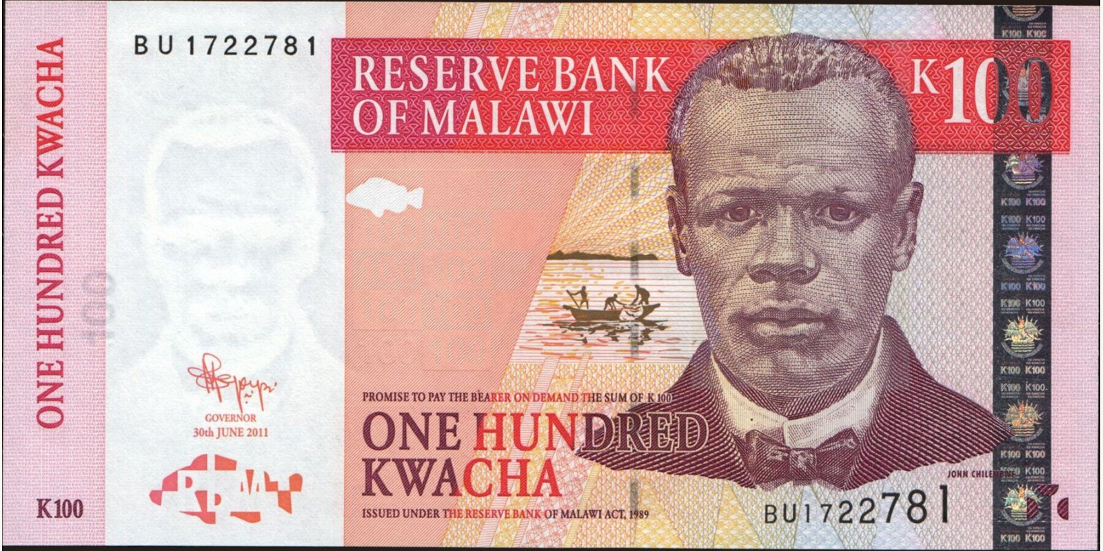 100 kwacha 2011