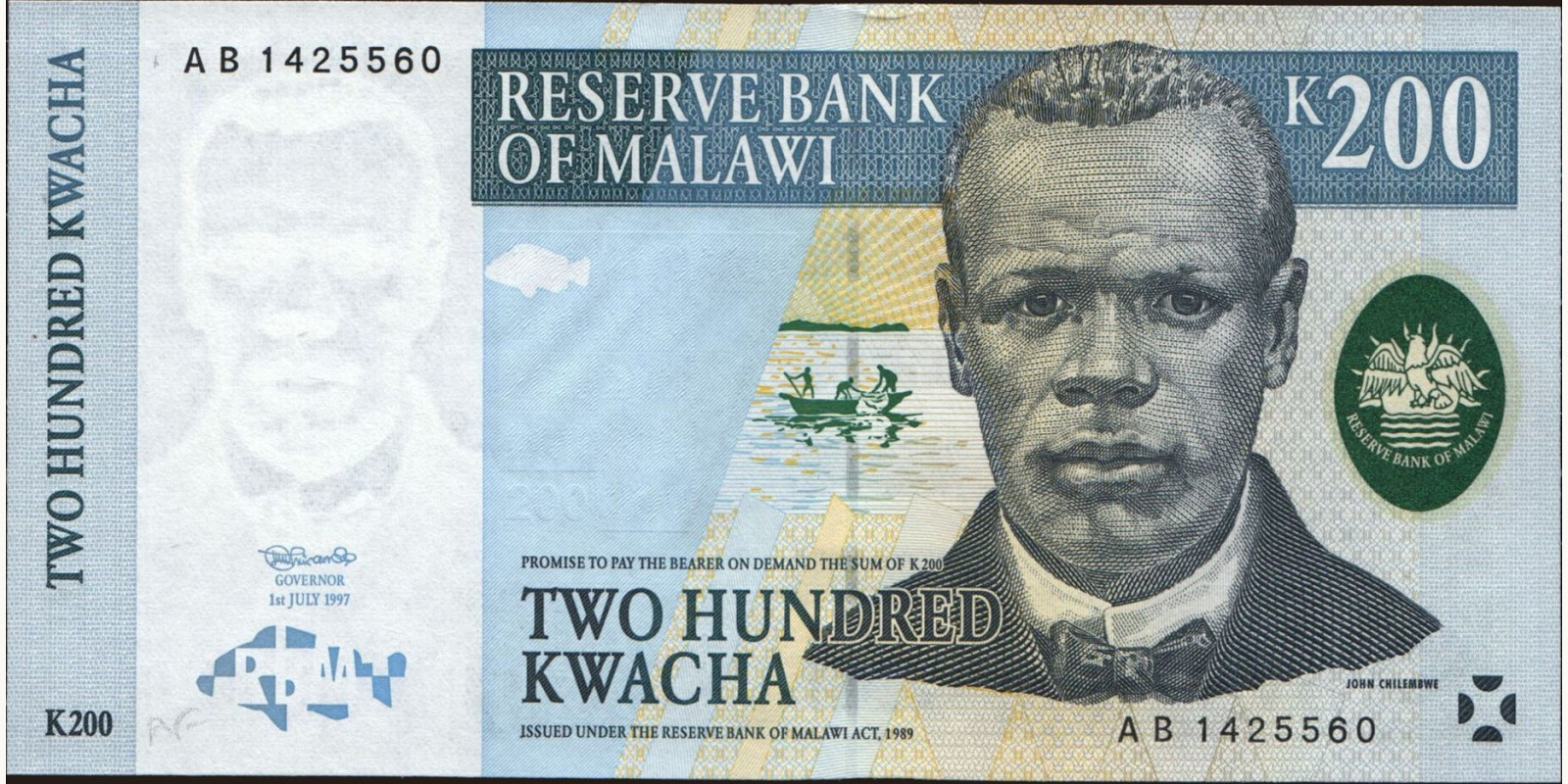 200 kwacha 1997