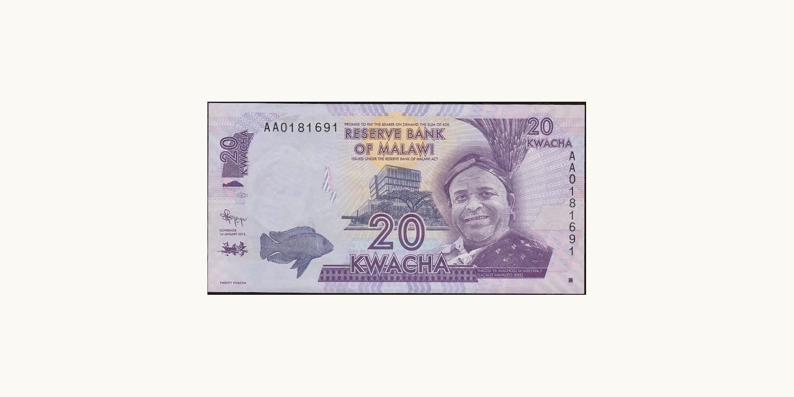 20 kwacha 2012