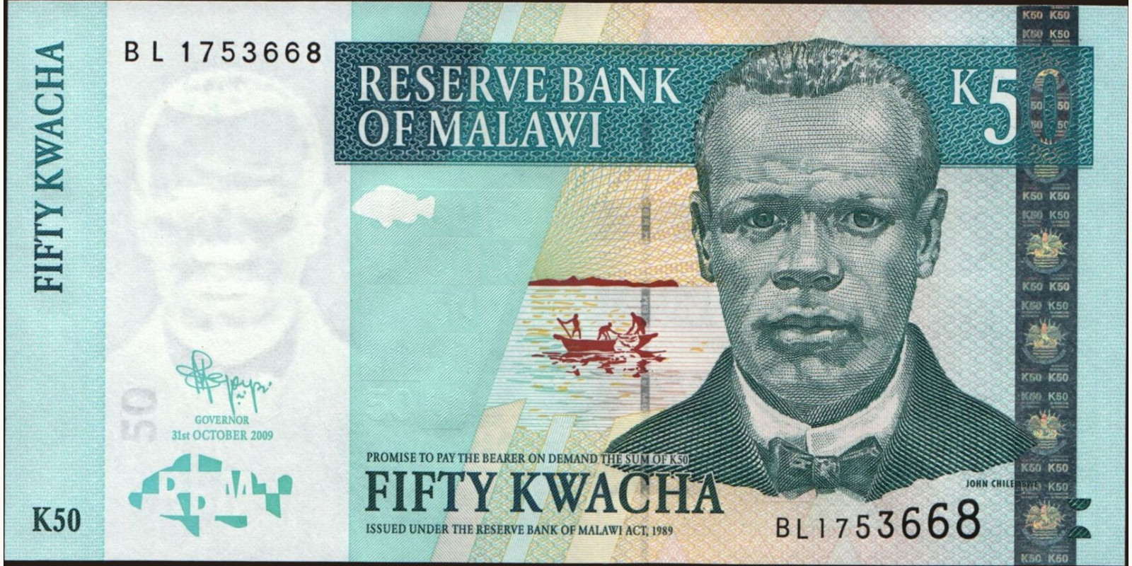 50 kwacha 2009