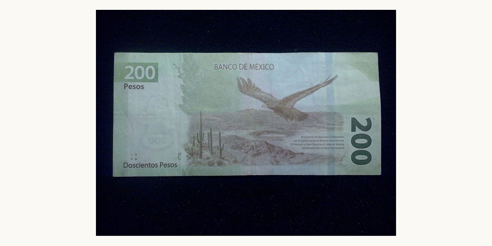 200 pesos Mexico 2022 — Back side