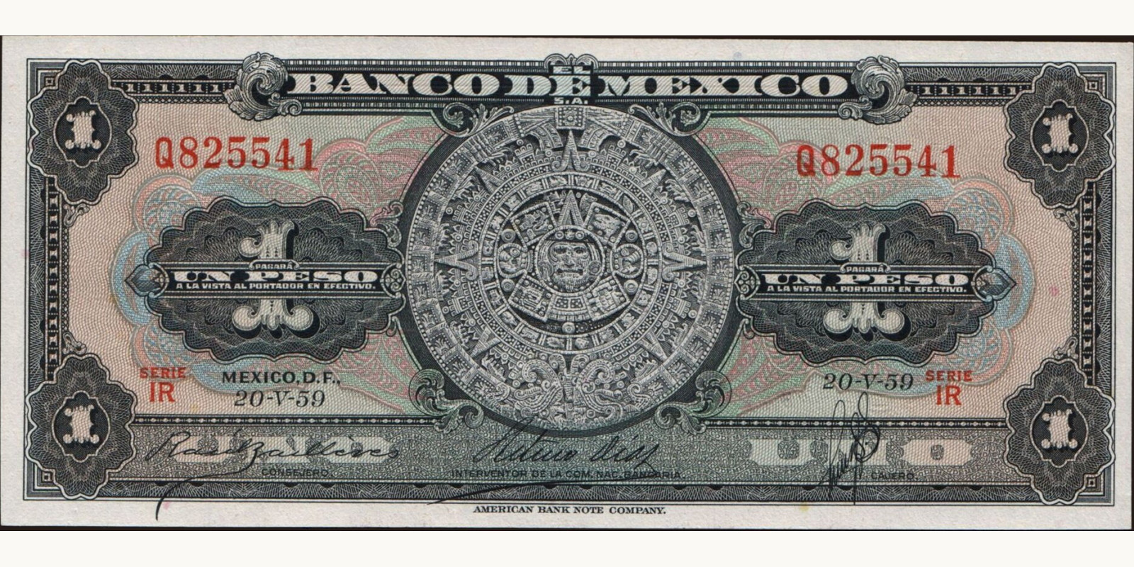 1 pesos 1959