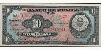 10 pesos 1954