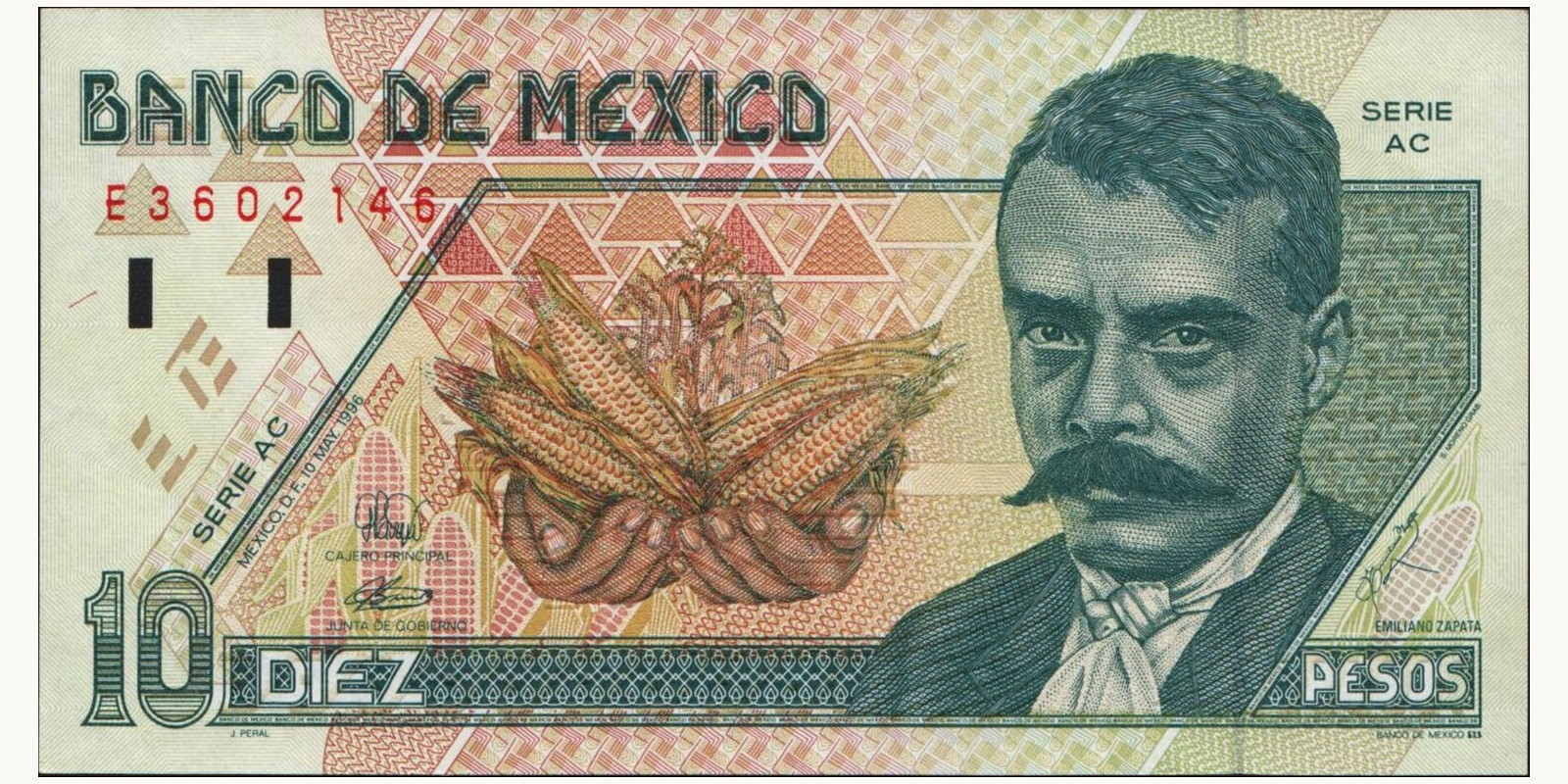 10 pesos 1996