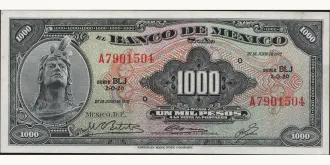 1000 pesos 1972