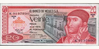 20 pesos 1972