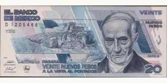 20 pesos 1992