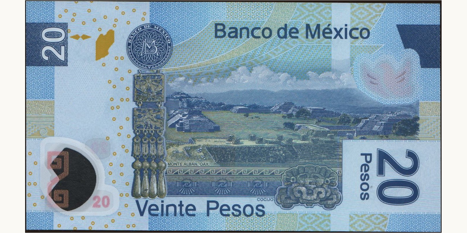20 pesos Mexico 2006 — Back side