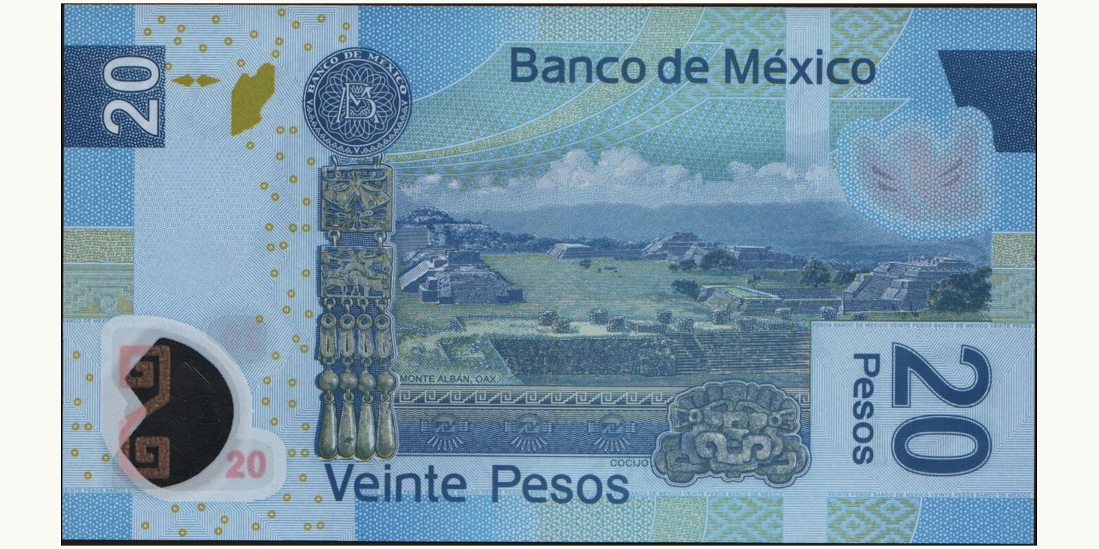 20 pesos Мексика 2007 — Оборотная сторона