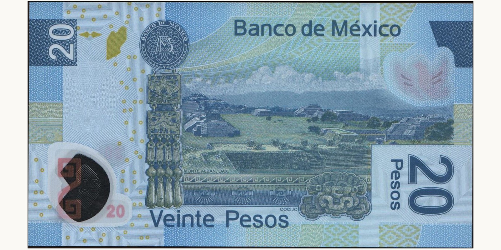 20 pesos Мексика 2011 — Оборотная сторона