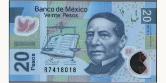 20 pesos 2016