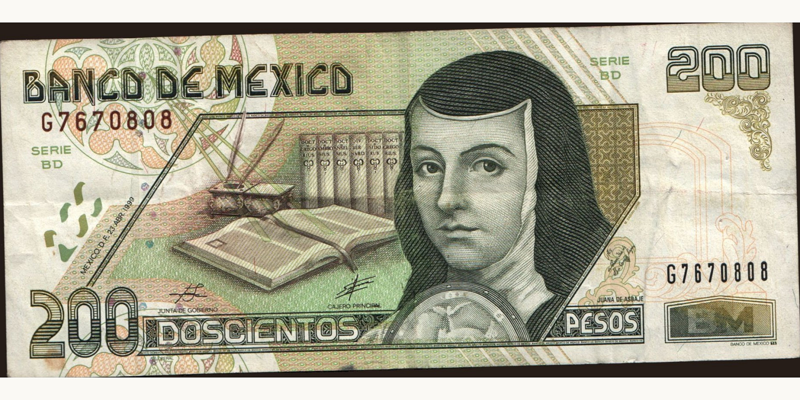 200 pesos 1999