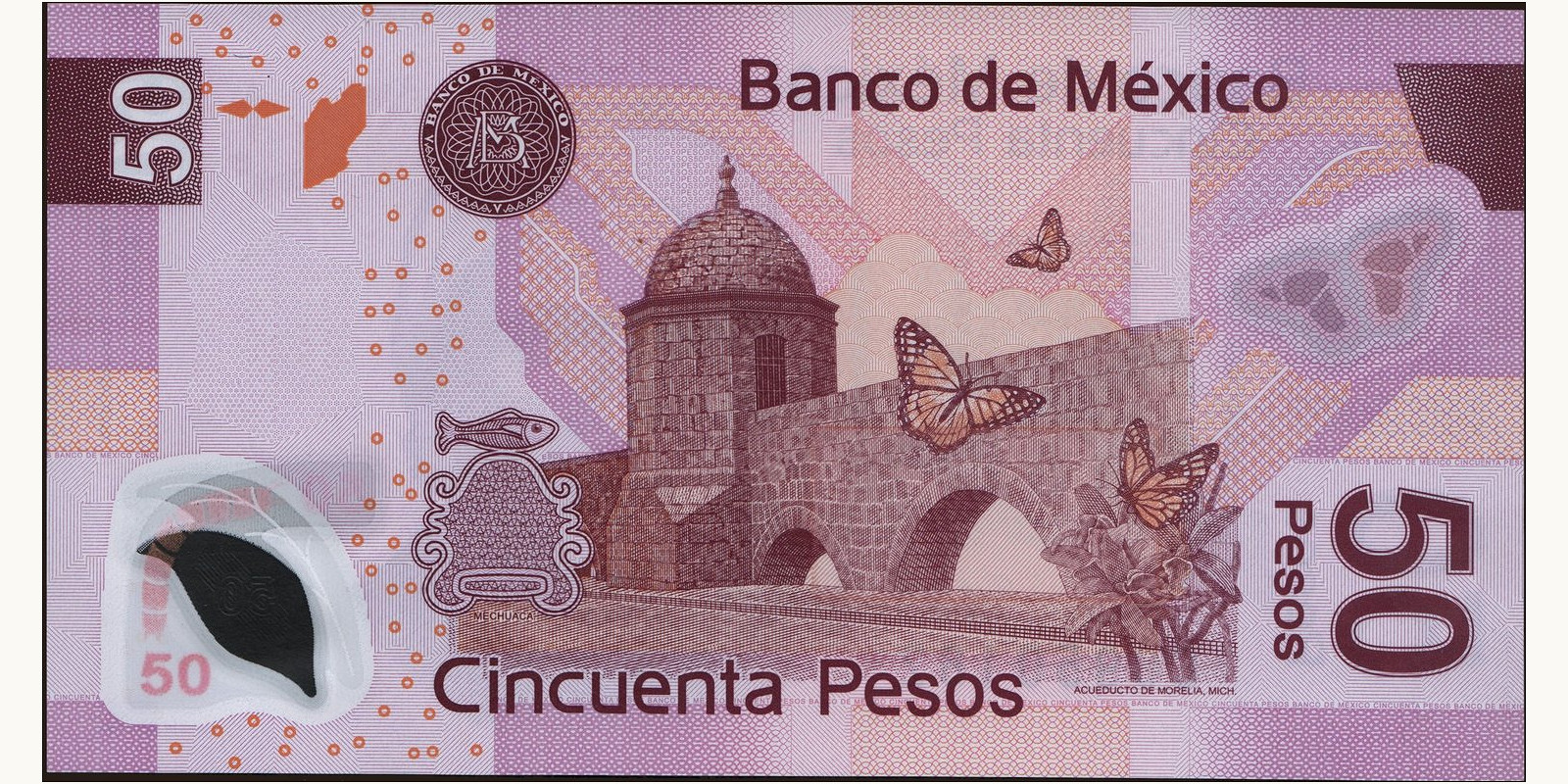 50 pesos Мексика 2006 — Оборотная сторона