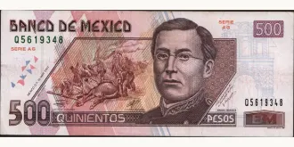 500 pesos 2002