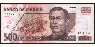 500 pesos 2008