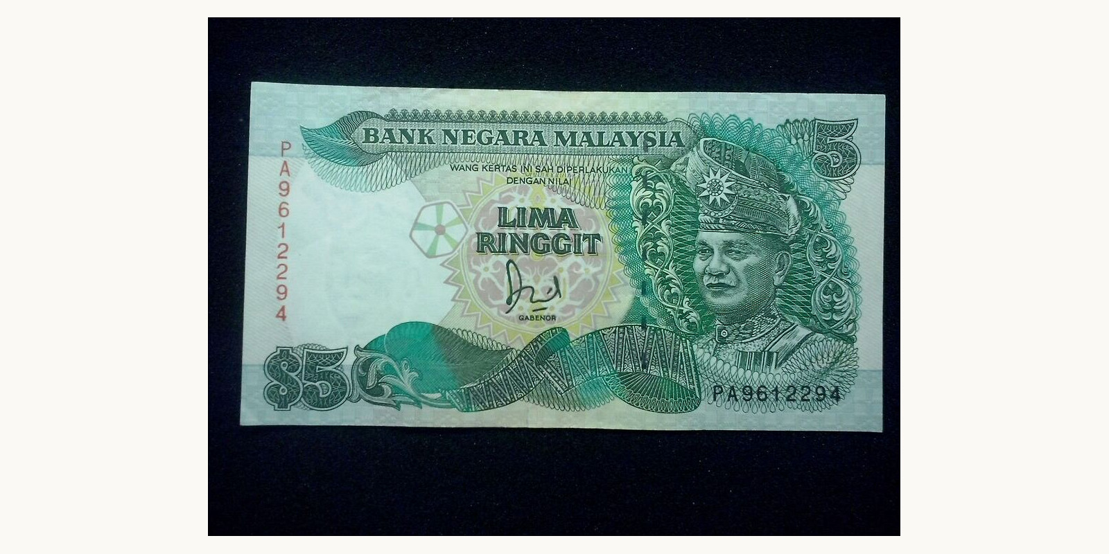 5 ringgit 1986