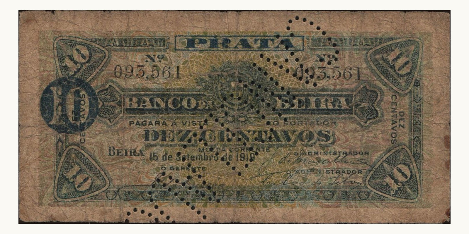 10 centavos 1919