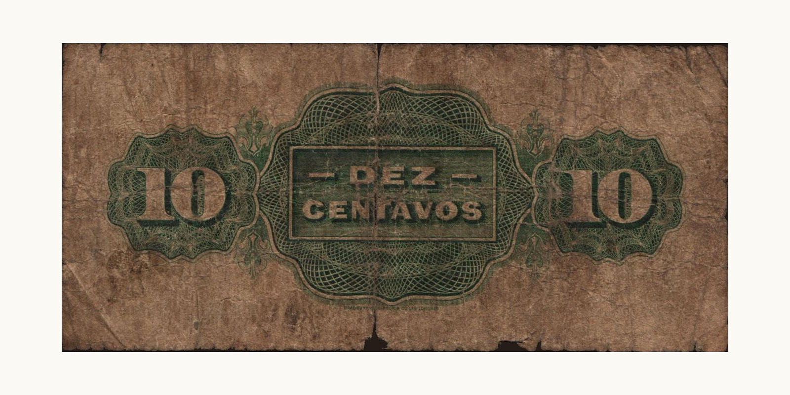 10 centavos Мозамбик 1933 — Оборотная сторона