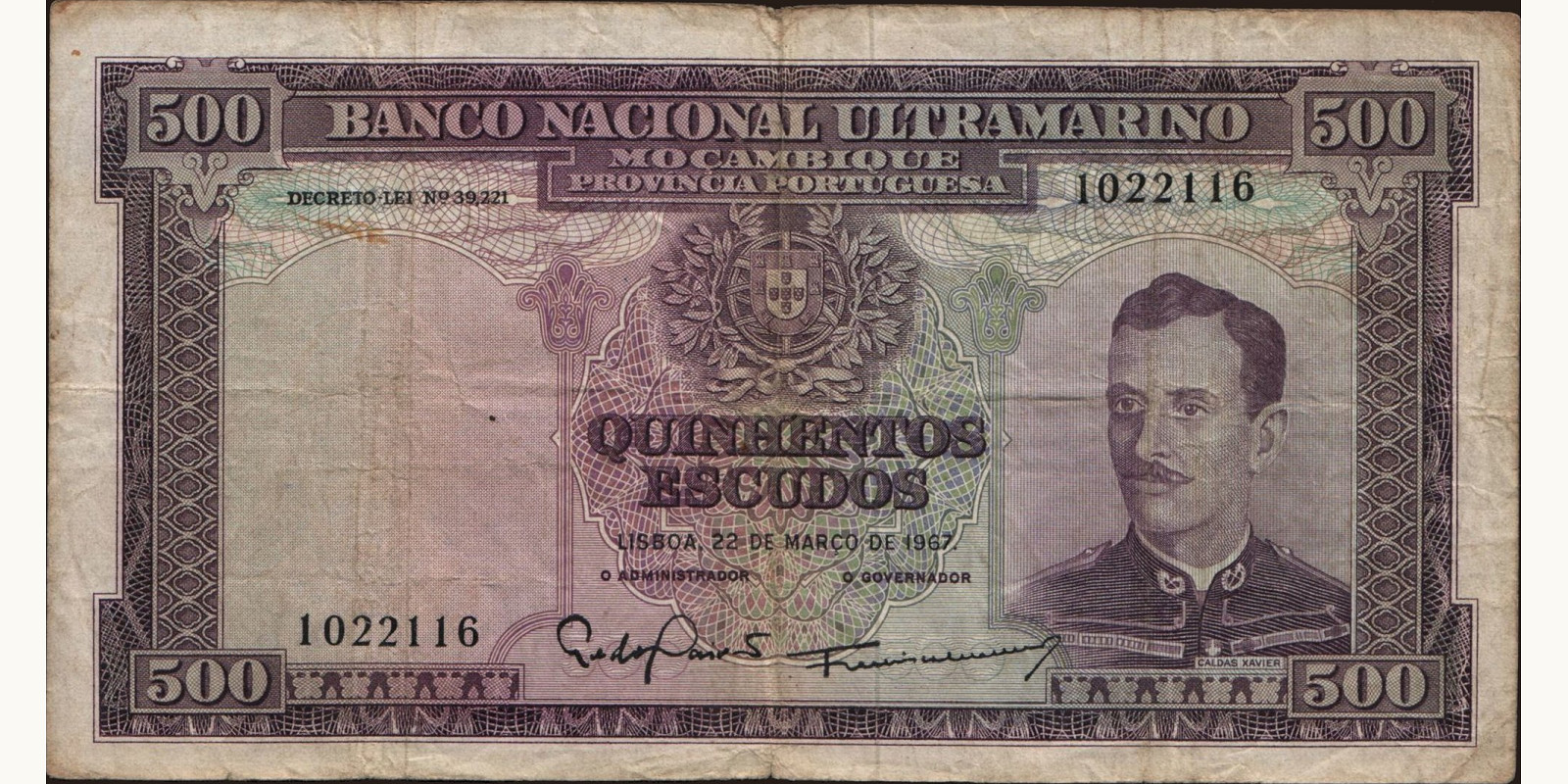 100 escudos 1967