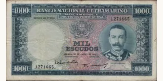 1000 escudos 1953