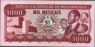 1000 meticais 1983