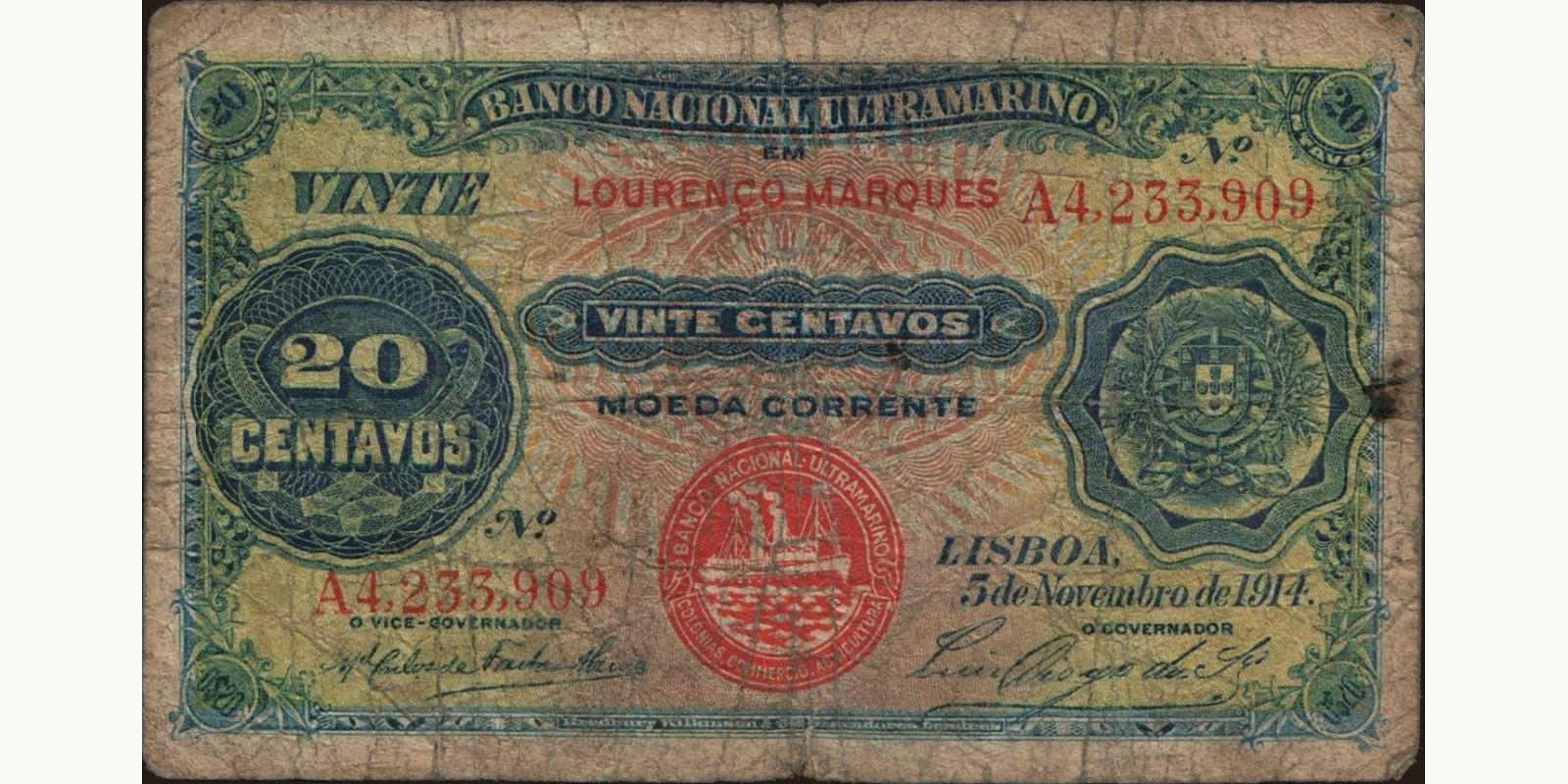 20 centavos 1914