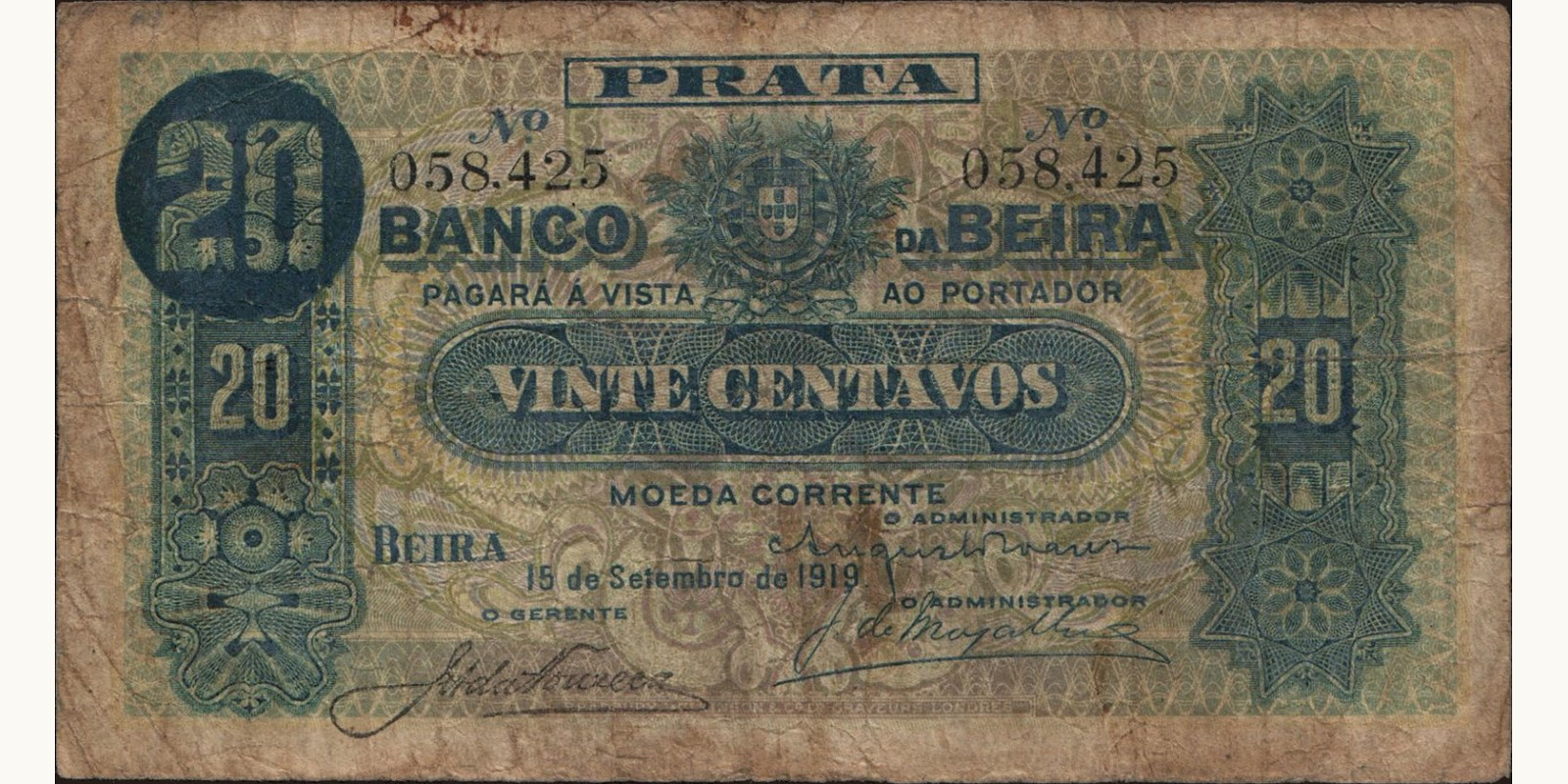 20 centavos 1919