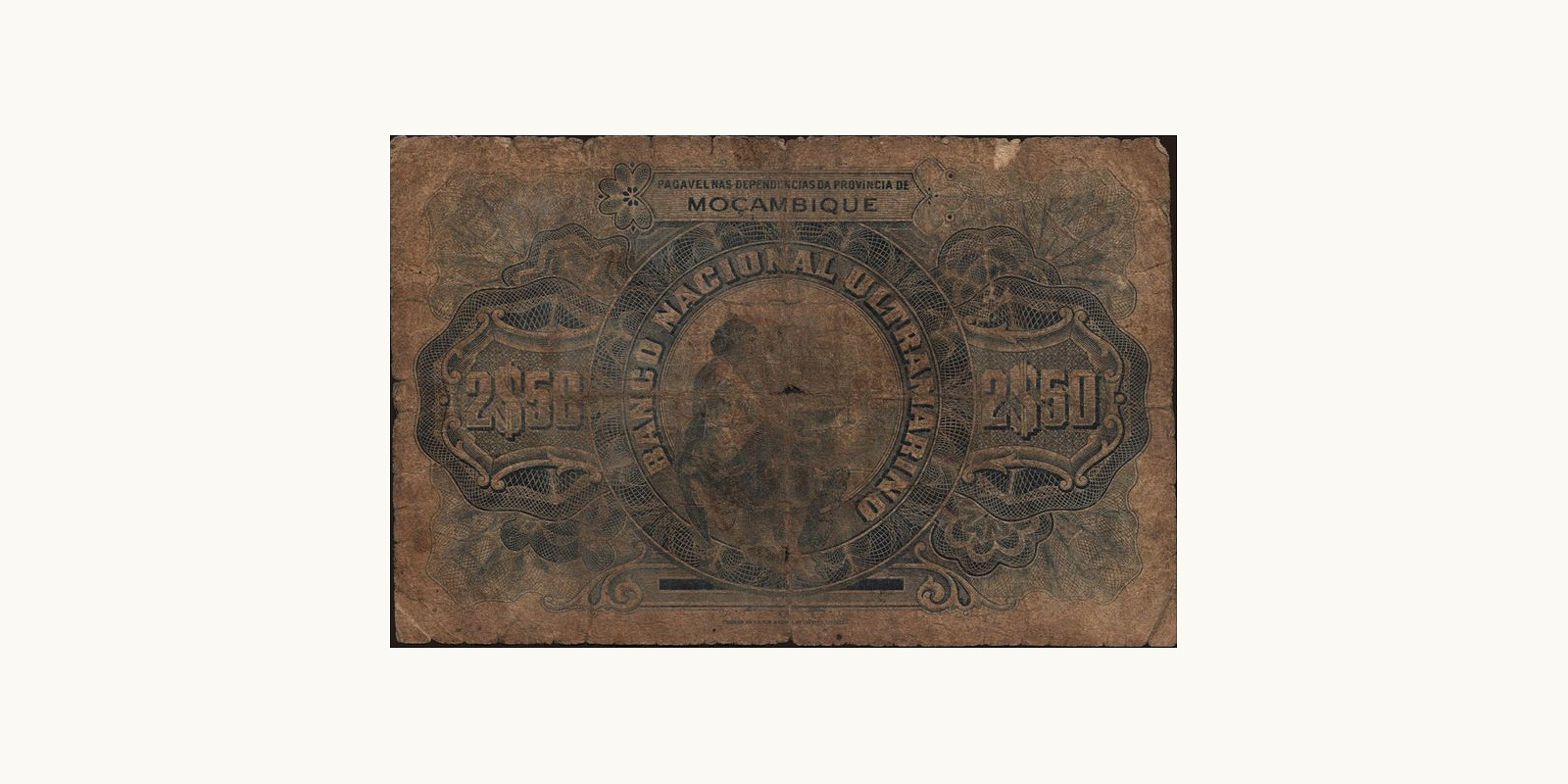 250 escudos Мозамбик 1941 — Оборотная сторона