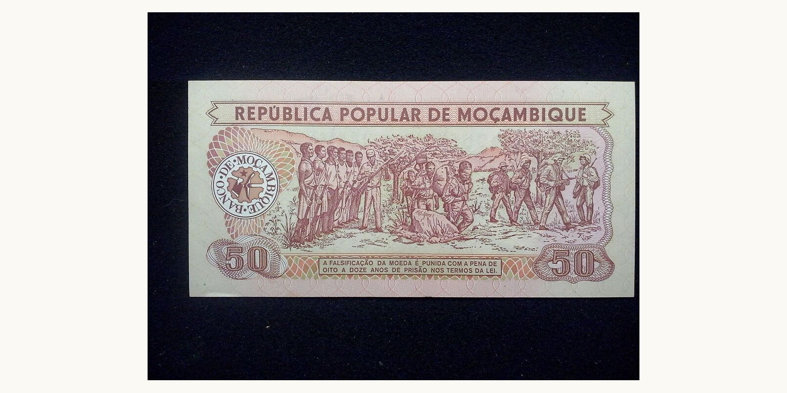 50 meticais Mozambique 1993 — Back side