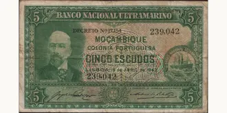 5 escudos 1943