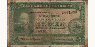 5 escudos 1945