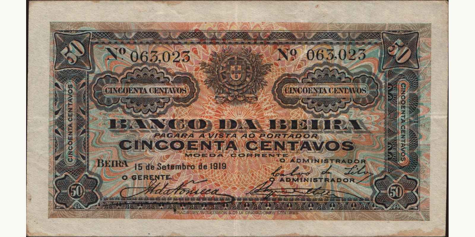 50 centavos 1919