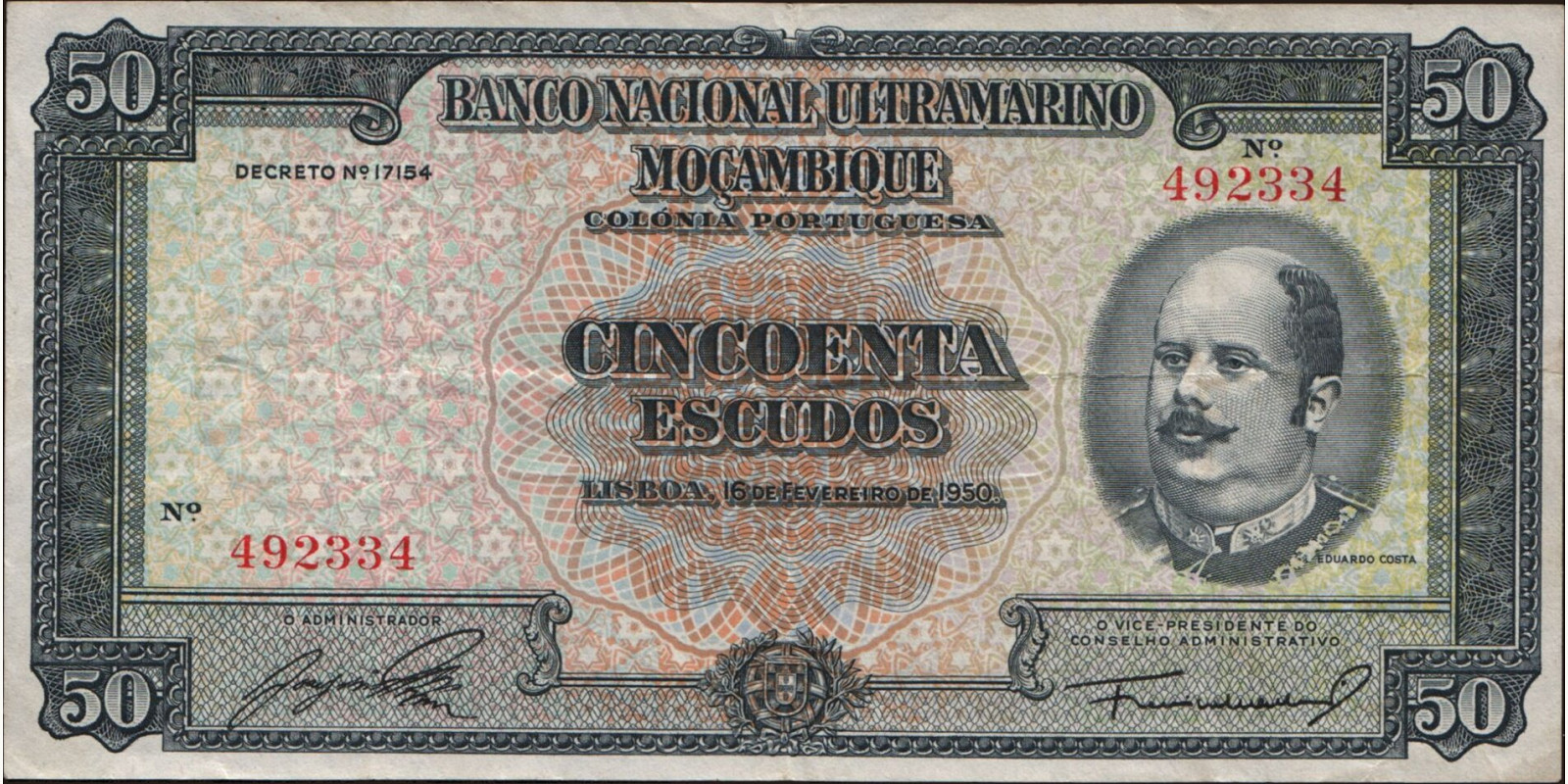 50 escudos 1958