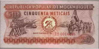 50 meticais 1980