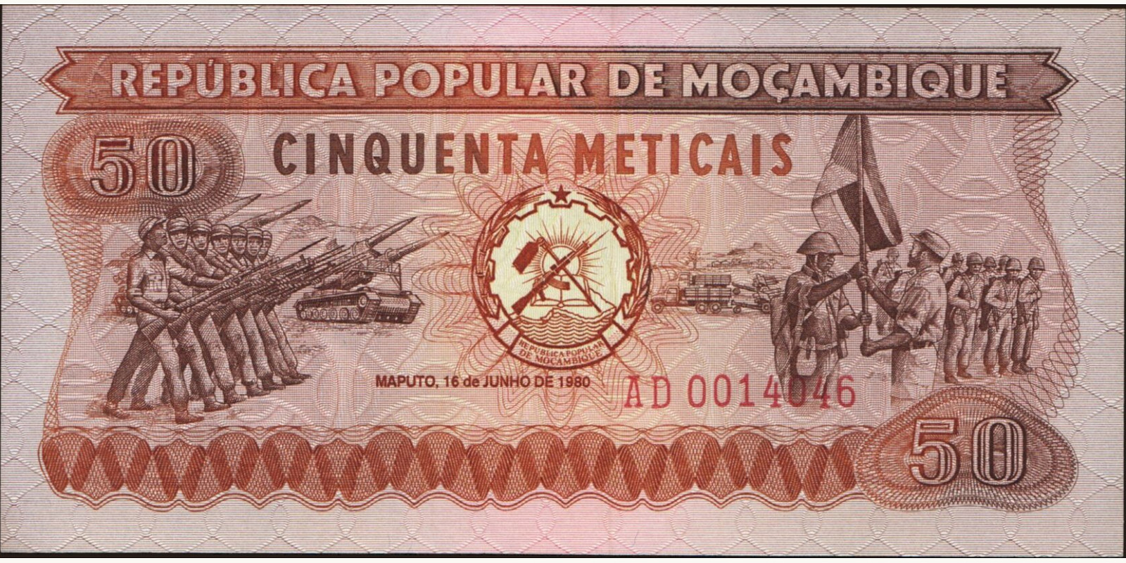50 meticais 1980