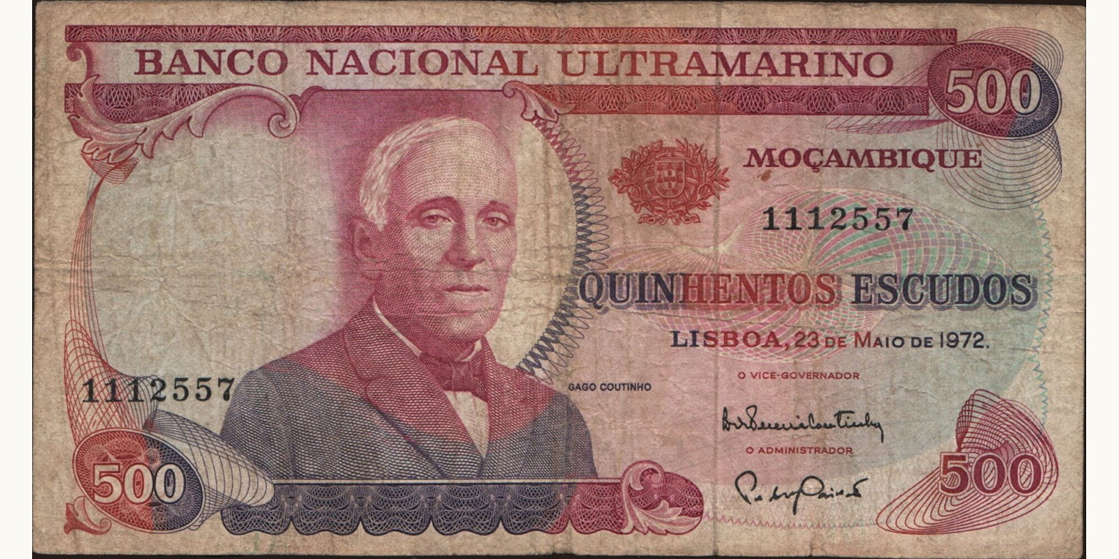 500 escudos 1972